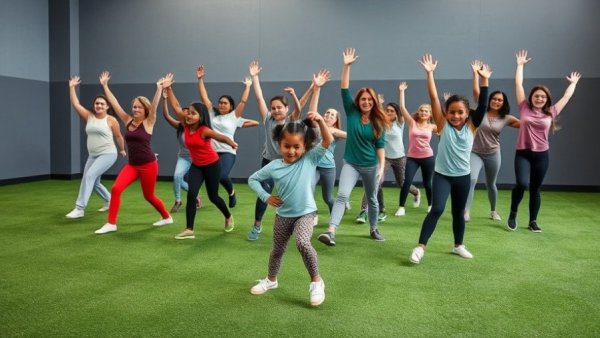 Fort Worth moms and kids enjoying exercise together as a New Year resolution.