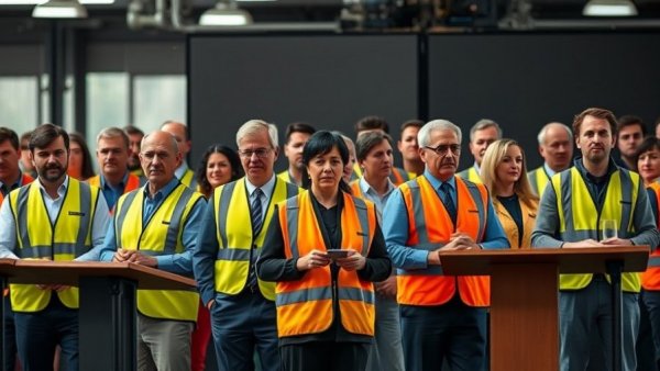 Diverse CEOs in action and speaking, showcasing leadership.