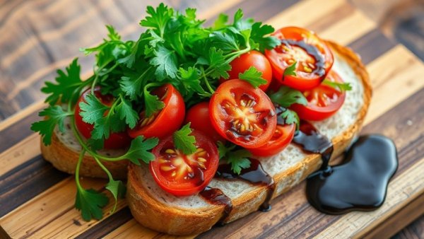 Artisan ingredients for Terry Black's BBQ Brisket Pizza DFW on wood board.