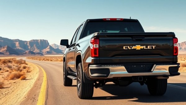 Chevy Stars & Steel Collection 2026 truck on desert highway.