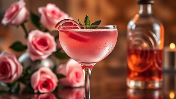 Elegant Pink Negroni Recipe presented beautifully with a garnish and bottle.