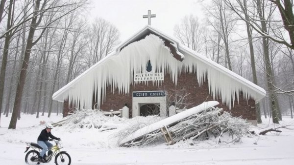 Cedar Hill sanctuary collapses under weight of ice, snow
