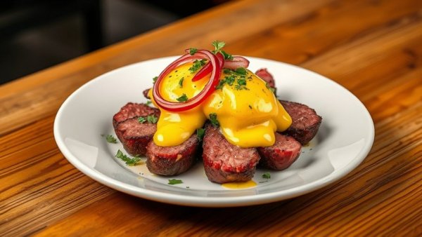 Chef-crafted Menus in Deep Ellum: Vibrant plated dish with garnishes