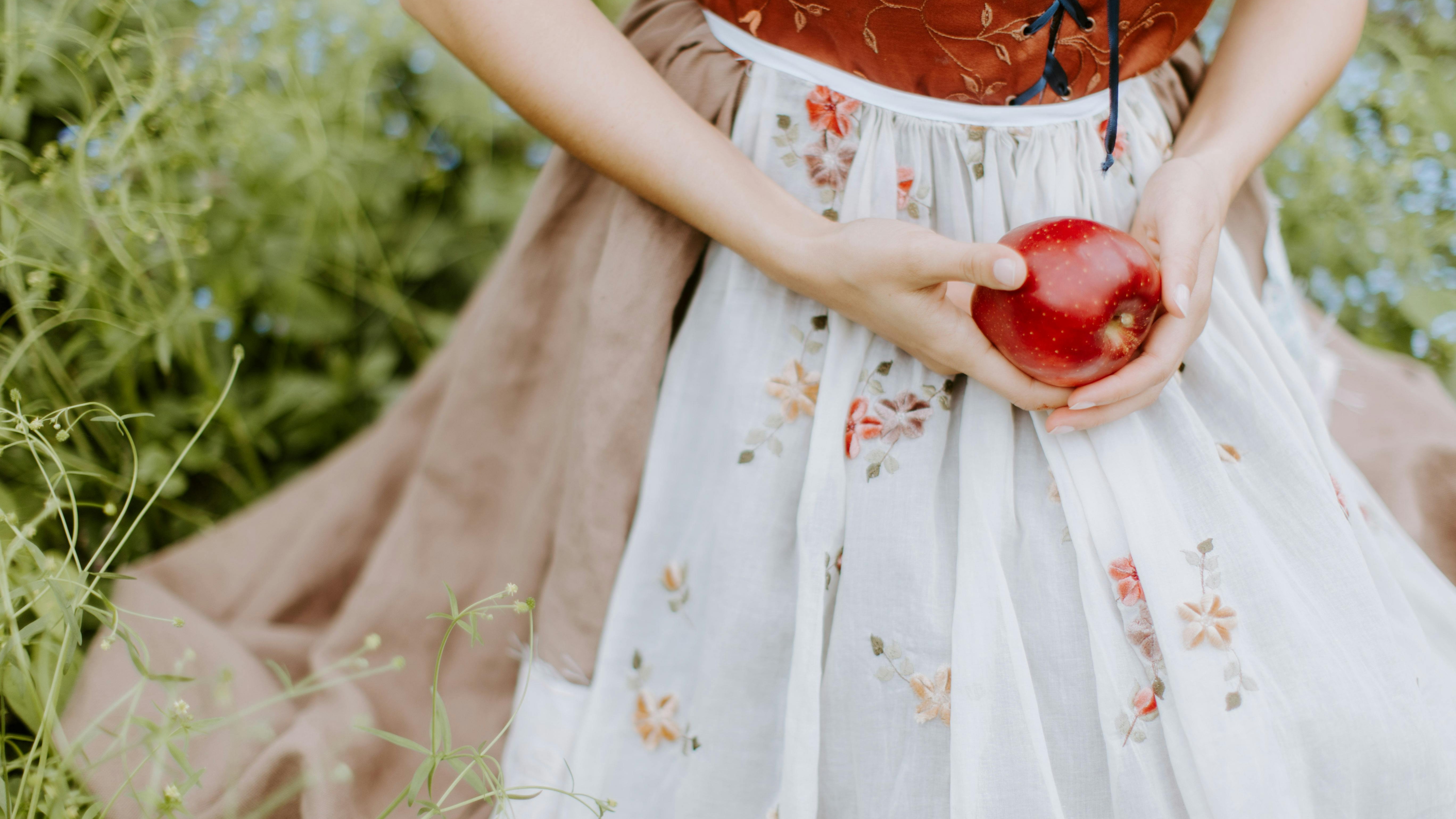 Snow White First Light I See Tonight, enchanted forest scene, fairy-tale ambiance