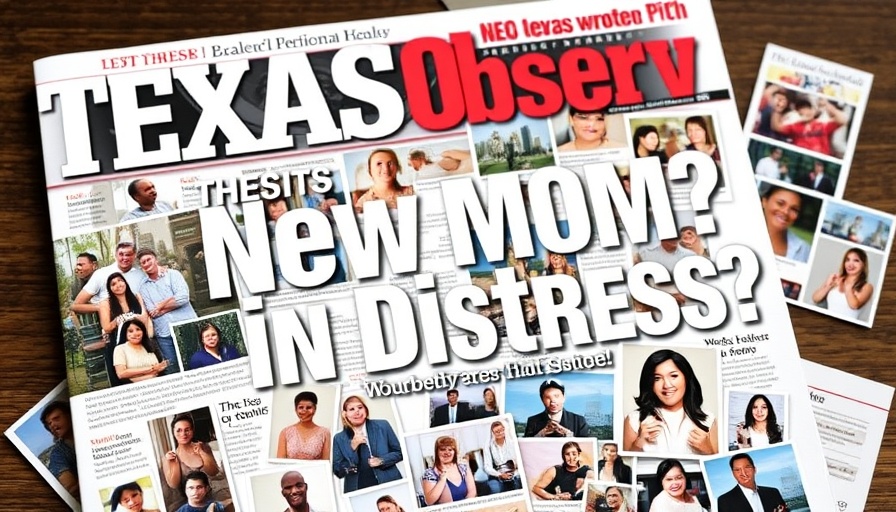 Texas Observer cover on Texas journalism legacy, featuring a thematic collage.