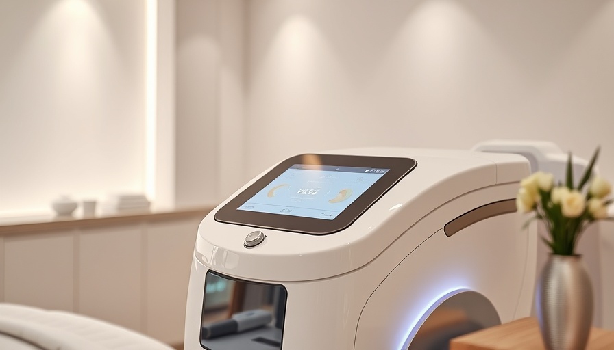 Modern CACI machine used for boosting collagen in spa.