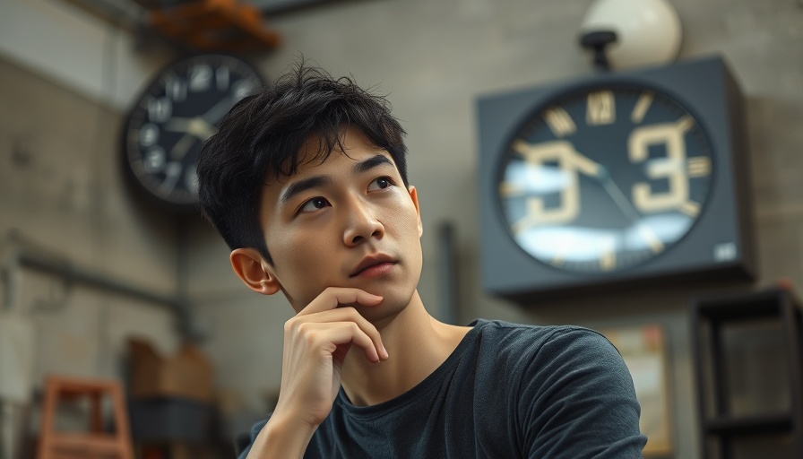 Young Asian person in thought at Asian Film Festival in Dallas.