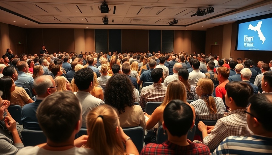 Discussing immigration as a biblical issue in a conference setting.