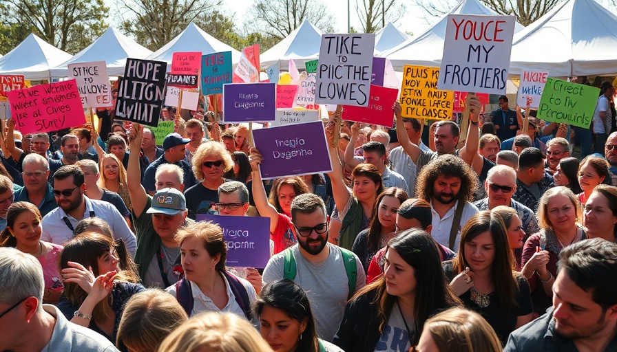 Protesters advocate for rights with signs at rally, Federal Lawsuit Against Abortion Shield Laws.