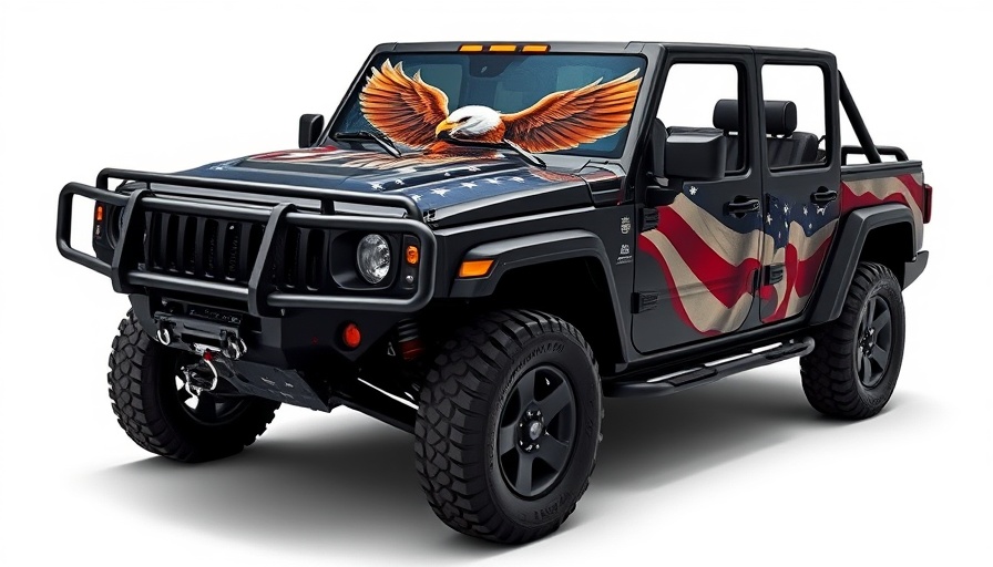 Roxor Independence Edition with eagle design in studio.