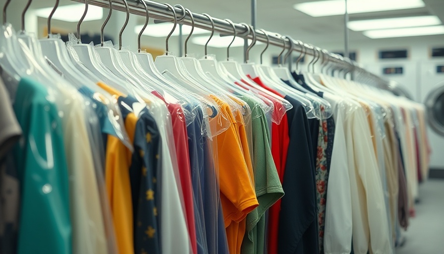 Plastic-covered clothes in dry cleaners highlights perchloroethylene reconsideration.