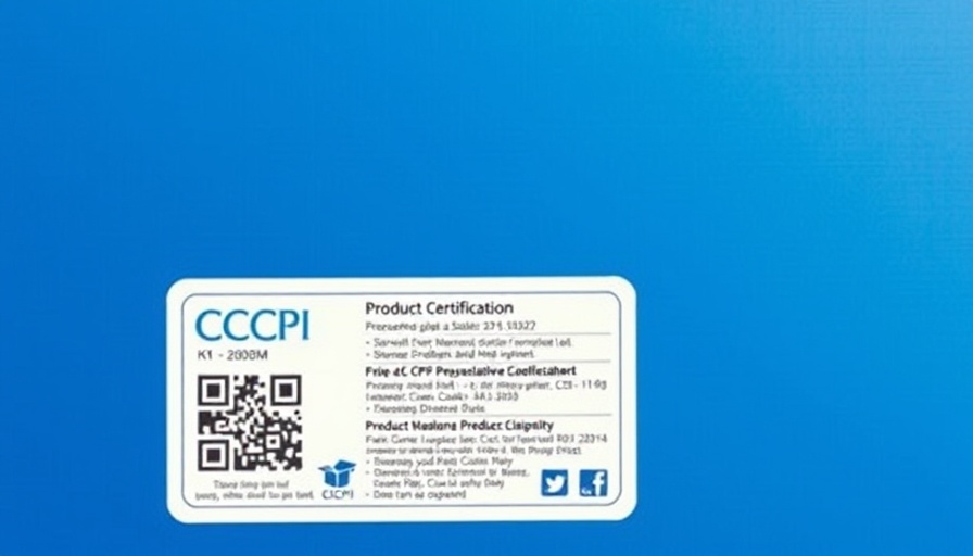 URSA Glass mineral wool insulation certification label featuring CCPI logo.