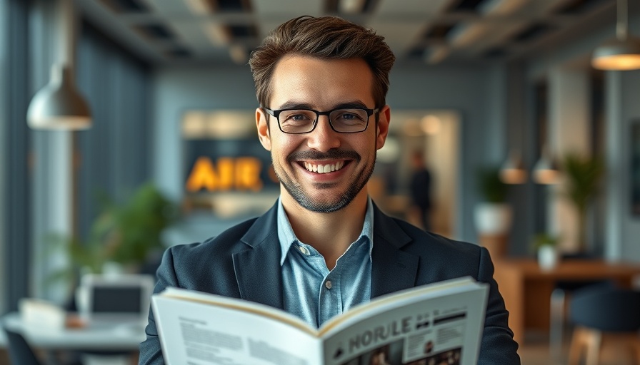 QR Codes in Real Estate Marketing featured on a magazine cover with a professional man smiling.