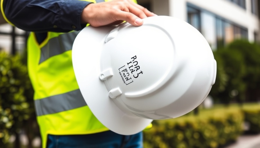 Tennessee underlicensed contractor laws text on a hard hat.
