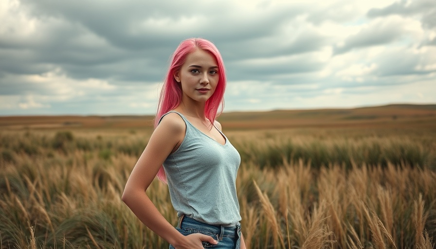 Young woman in field illustrating the freedom theme of Reality Winner memoir.
