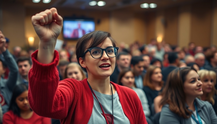 Protester at Texas school district takeover meeting