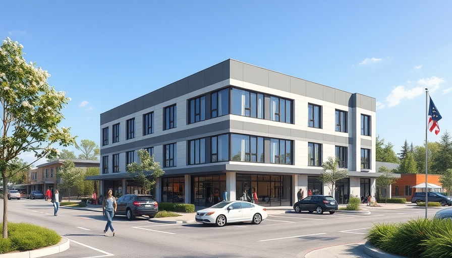 Modern hotel addition at Lehigh Valley International Airport exterior.