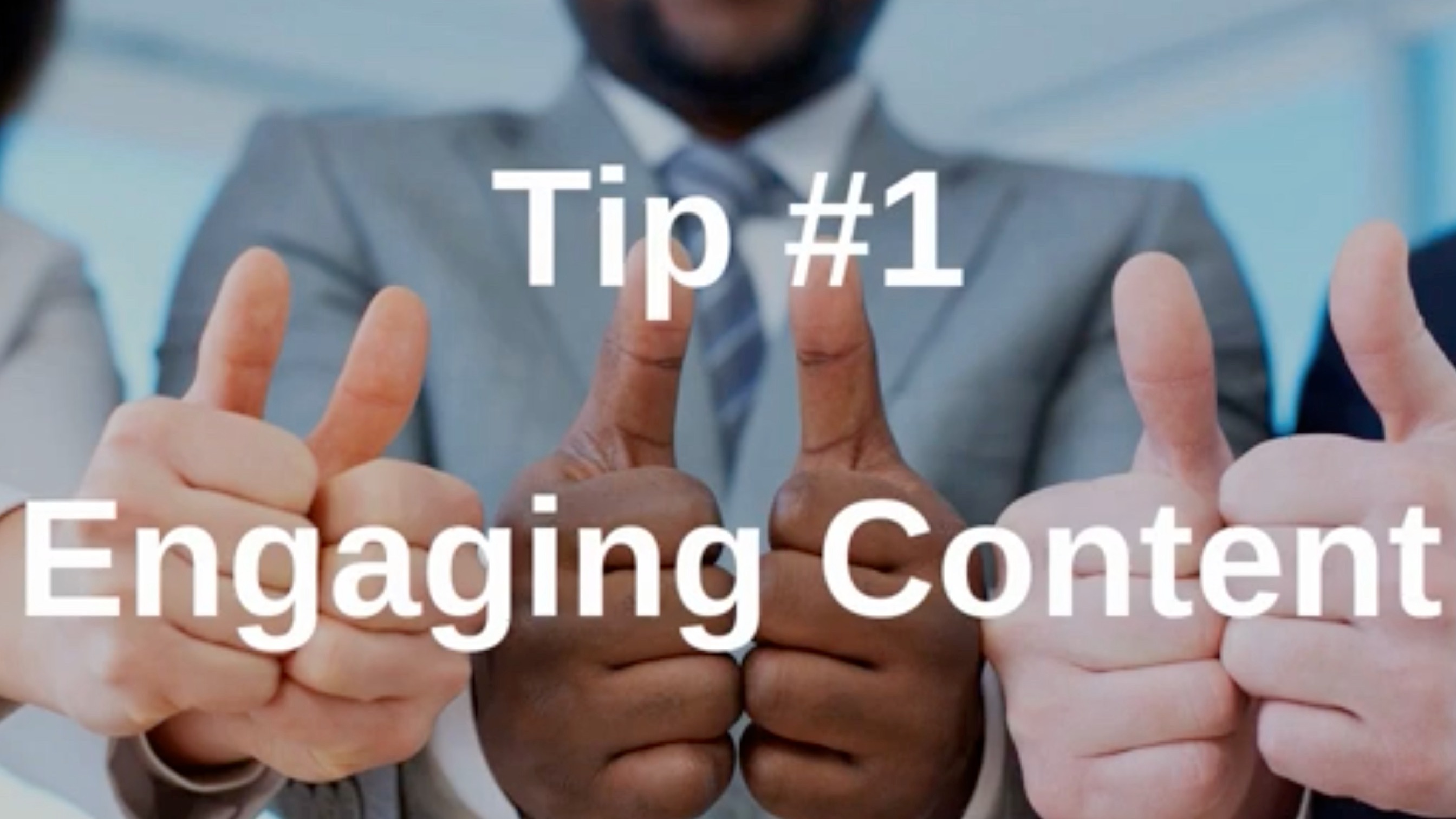 Social Media Marketing Tip #1 Engaging Content
