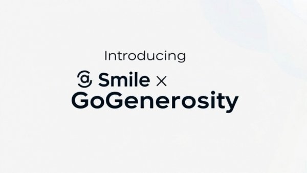 Loyalty Programs with GoGenerosity integration announcement on sleek background.