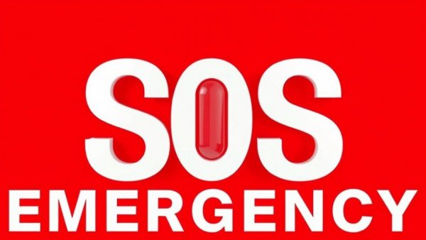SOS symbol highlighting urgency in social media compliance in regulated industries.