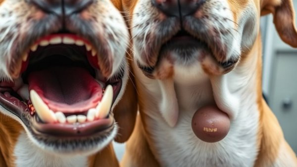 Radiation therapy for recurrent sialocele in canine with close-up views.