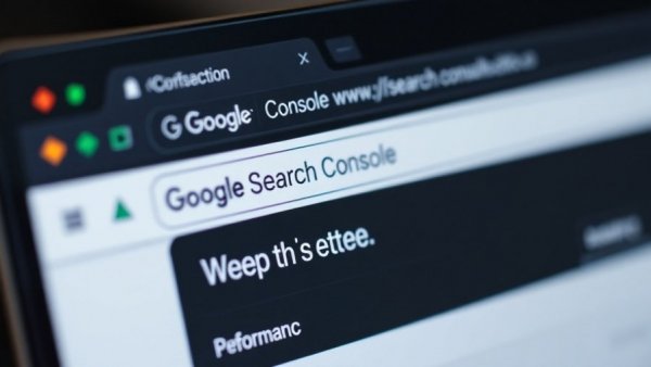 Google Search Console Performance interface in web browser.