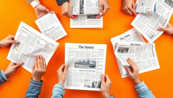 Hands holding business newspapers, related to AI Max Insights for PPC Advertising.