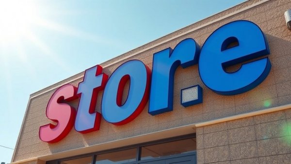 Large Costco sign on building, clear day, unrelated to Sam's Club Egg Nog Holiday Favorite.