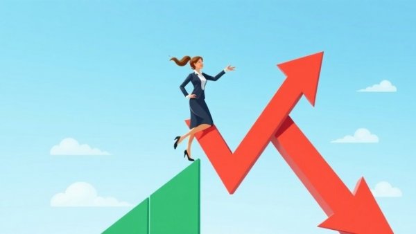 Analyzing organic traffic decline through balance on graph arrows.