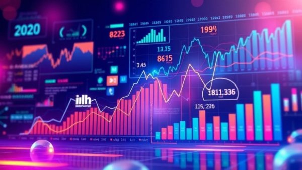 Conceptual illustration symbolizing Trump's Economic Policies Midterms 2026, with financial graphs and charts.