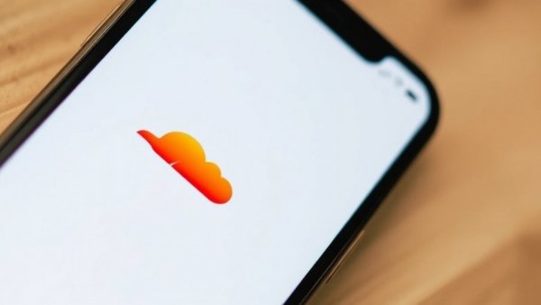 Googlebot AI Crawler Traffic concept with Cloudflare logo on smartphone.