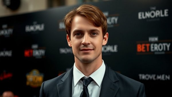 Serious man in a suit at a film premiere related to Michael Burry Nvidia.