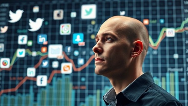 Social media SEO 2026 future trends illustration