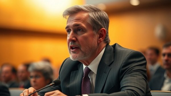 Man speaking at a conference about protecting intellectual property in AI.