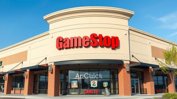 GameStop store in suburban area, related to store closures 2026.
