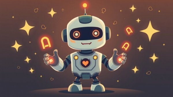 Robot holding links, symbolizing 'Choosing a link building agency in the AI search era'.