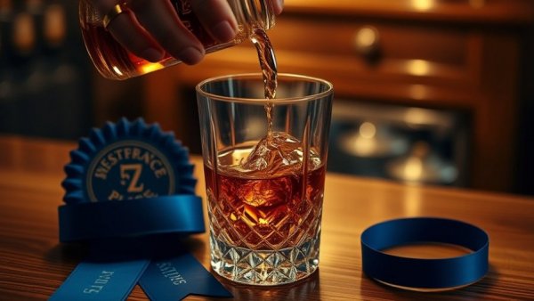 Top Whiskey Brands of 2025 winner with ribbon.