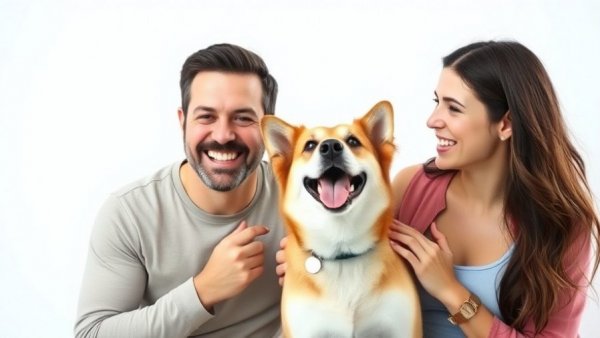 Discussion on catabolic energy in veterinary practices with smiling professionals.