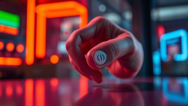 Close-up of a hand pressing a pause button, symbolizing pause in police reform.