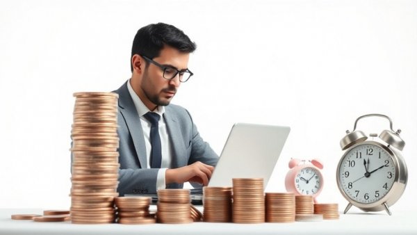 AI investment metrics in veterinary clinics conceptual image with coins.