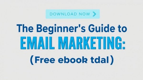 Simple banner for ebook download on B2B email marketing success.