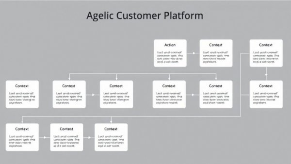 Agentic Customer Platform flowchart highlighting Action, Coordination, and Context sections.