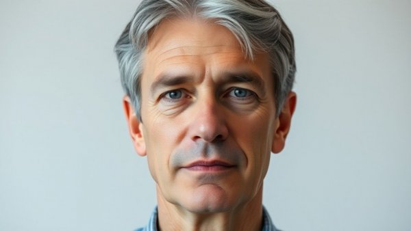 William Stevenson in neutral expression related to murder charge