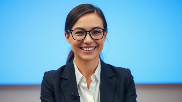 Professional woman in a video interview discusses canine leptospirosis research gaps.