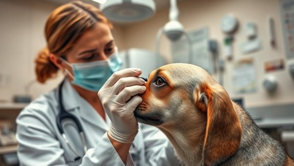 Fundus examination techniques in virtual vet training.