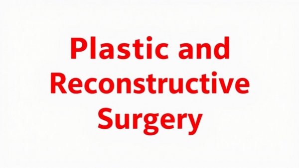 Bold red 'Plastic and Reconstructive Surgery' logo text.