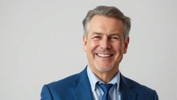 Smiling middle-aged man in a blue suit, representing international law enforcement collaboration.