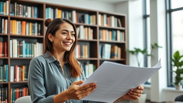 Woman in office discusses business transformations for MedSpas.