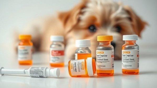 Veterinary medications with blurred dog, Integrating veterinary pharmacy education.