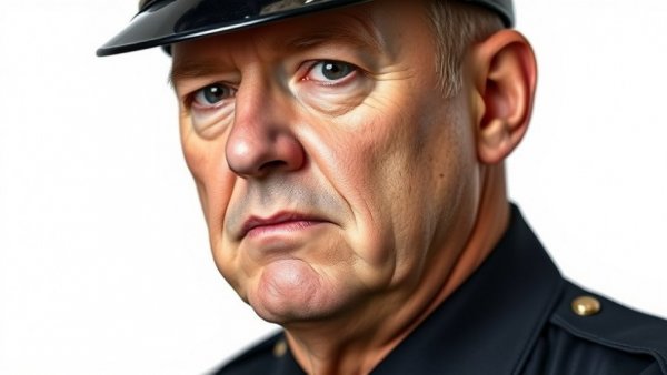 Portrait of Pennsylvania trooper in uniform, badge visible.